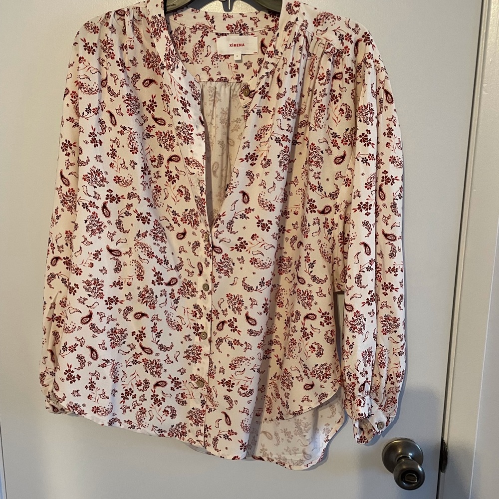 Sirens charley shirt in crest paisley